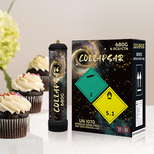 Collapsar 1L 680G N2O Tanks Whip Nitrous oxide for food ,1 Unit - Image 2