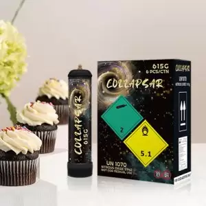 Collapsar 2.2L 1364G N2O Tanks Whip Nitrous oxide for food ,1 Unit