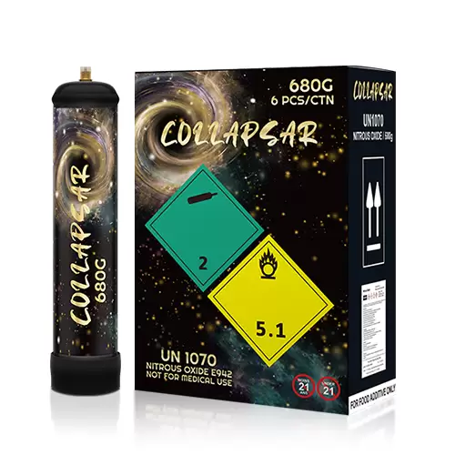 Collapsar 1L 680G N2O Tanks Whip Nitrous oxide for food ,1 Unit - Image 2